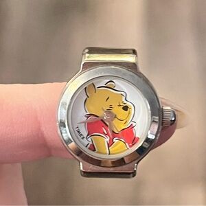 Vintage 1990s Timex Winnie the Pooh ring watch